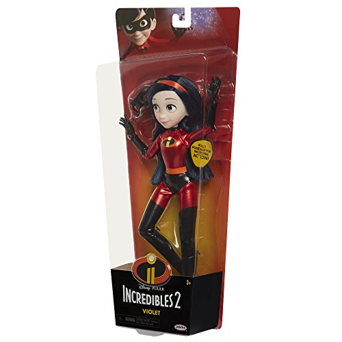 The Incredibles 2 Violet Action Figure 11” Articulated Doll in Deluxe Costume and Mask