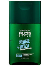 Load image into Gallery viewer, Garnier Hair Care Fructis Style Shine and Hold Liquid Hair Pomade for Men No Drying Alcohol, 4.2 Fluid Ounce
