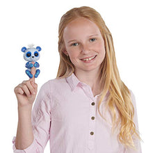 Load image into Gallery viewer, WowWee Fingerlings Glitter Panda - Archie (Blue) - Interactive Collectible Baby Pet
