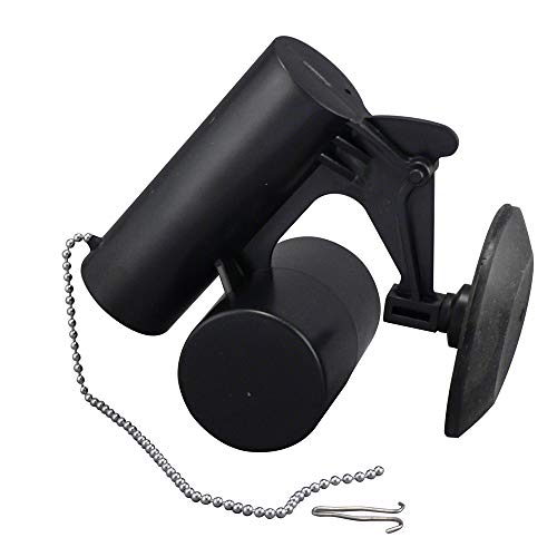 Black old-style actuating unit with stopper, bead chain and hook