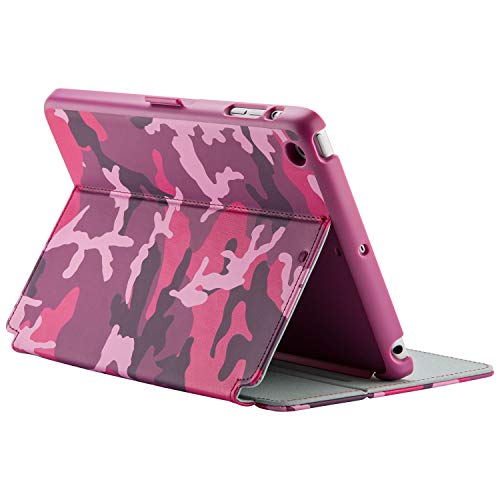 Speck Stylefolio Tablet Case for iPad Mini 3, 2,1 - Smart Camo/Nickel Grey/Boysenberry Purple