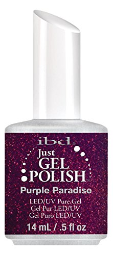 IBD Just Gel Nail Polish, Purple Paradise, 0.5 Fluid Ounce