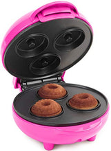Load image into Gallery viewer, Nostalgia My Mini Lava &amp; Bundt cake maker, compact size for dorm rooms or small kitchens, Make mini muffins (Pink)
