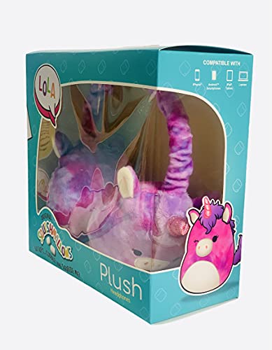 KellyToy Squishmallows Plush Headphones Cam, Winston, Hans, Lola for Adults, Children, Toddlers