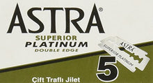 Load image into Gallery viewer, Astra Platinum Double Edge Safety Razor Blades ,100 Count
