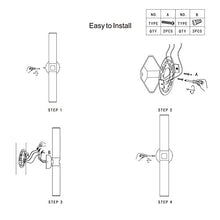 Load image into Gallery viewer, Trend RUNNLY Wall Lamp Sconce Light Bathroom Vanity Lighting, Chrome with Opal Acrylic Shade
