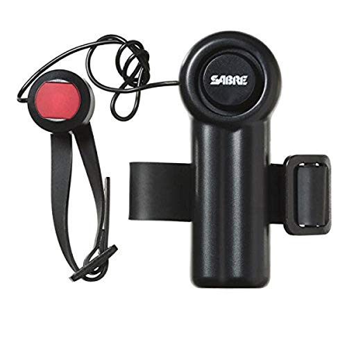 SABRE PA-MDA Mobility Device Alarm with LOUD 120 dB Emergency Panic Button - Great for Walkers, Wheelchairs, Beds or Anywhere where a Call for Help may be required