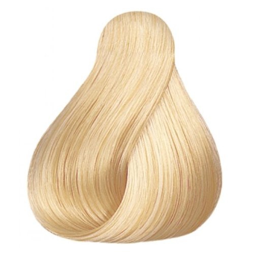 Swatch of a smooth pale blonde hair lock