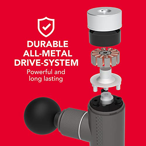 Exploded view of the massage gun motor: durable all-metal drive system