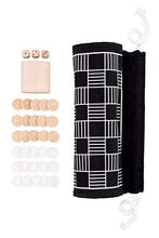 Load image into Gallery viewer, West Emory 811067011966 Backgammon/ Checkers Board Game Travel Set, Black, White
