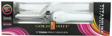 Load image into Gallery viewer, Gold &#39;N Hot Professional Titanium Spring Curling Iron, 3/4 Inch GH3111
