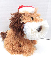 Load image into Gallery viewer, Plush Silly Wild Brown Puppy Dog Spinning Flopping to Jingle Bells Melody Dog
