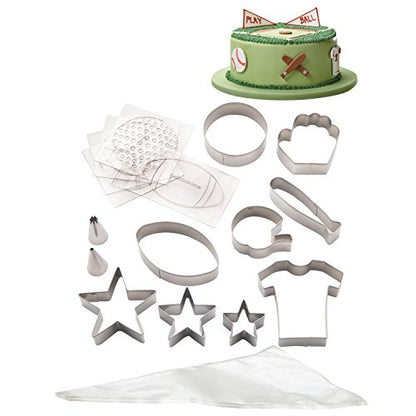 Cake Boss Cake Decorating Kit, Sports, Stainless Steel