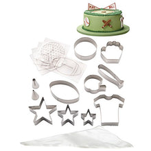 Load image into Gallery viewer, Cake Boss Cake Decorating Kit, Sports, Stainless Steel
