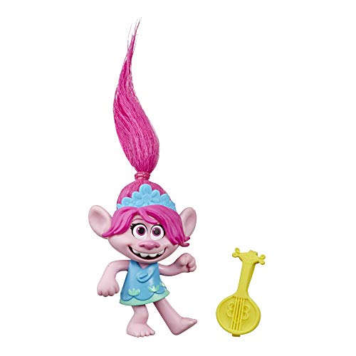 Trolls DreamWorks World Tour Poppy, Collectible Doll with Ukulele Accessory, Toy Figure Inspired by The Movie World Tour (n/a)