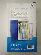 Load image into Gallery viewer, Pursonic S2 Wall Mountable Portable UV Toothbrush Sanitizer
