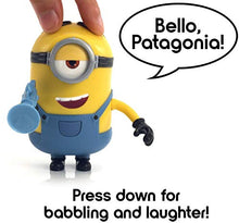 Load image into Gallery viewer, Minions: The Rise of Gru Sing ‘N Babble Stuart Interactive Action Figure, Talking Character Toy with 25 Plus Talking &amp; Laughing Sounds 4-in Tall, Kids Gift Ages 4 Years &amp; Older
