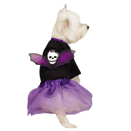 Casual Canine Skull Costume Set for Pets, Large, Black