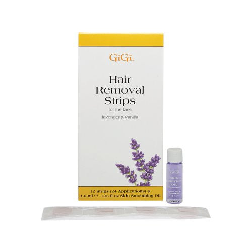 Gigi Removal Strips for Face, Lavender Vanilla, 1 Ounce