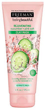 Load image into Gallery viewer, Freeman Rejuvenating Clay Facial Mask, Purifying, Exfoliating, and Detoxifying Beauty Face Mask, 6 oz,
