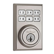 Load image into Gallery viewer, Kwikset 909 Contemporary SmartCode Electronic Deadbolt featuring SmartKey in Satin Nickel
