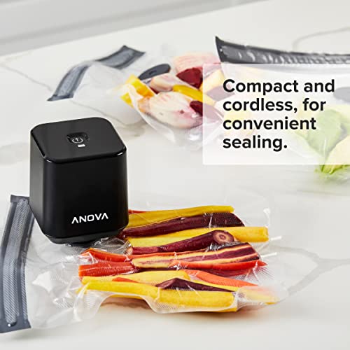 Sealer on a counter beside bags of sealed rainbow carrots
