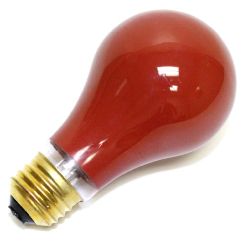 GE 37579 - 25A/R Standard Solid Ceramic Colored Light Bulb