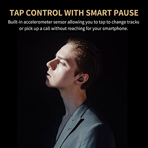 SuperEQ Wireless Earbuds Hybrid Active Noise Cancelling, Q2 Pro True Wireless Bluetooth Earbuds with Transparency Mode, 4 Mics Clear Calls, Touch Control, 30H Play Time, IPX5 Waterproof, 12mm Driver