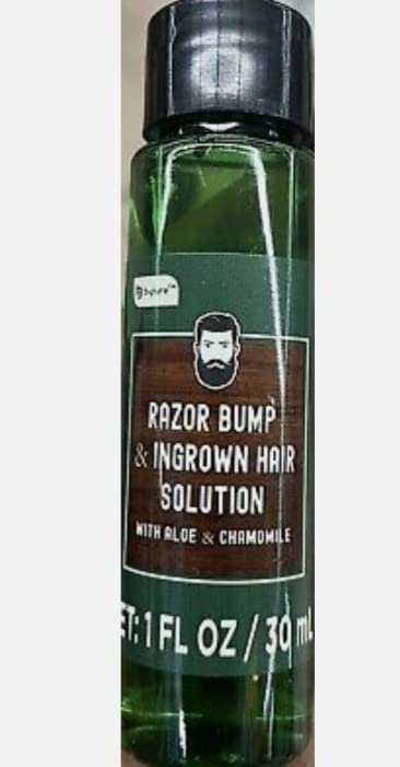 Bpure Razor Bump & Ingrown Hair Solution, Net 1 Fl.oz (with Aloe)