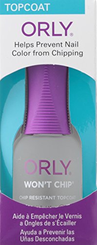 Orly Top Nail Coat, Won't Chip, 0.6 Ounce