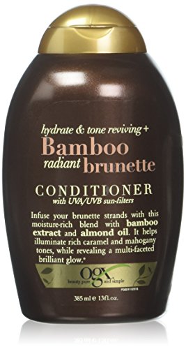 OGX Hydrate & Tone Reviving + Bamboo Radiant Brunette Conditioner, 13 Ounce