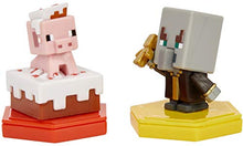 Load image into Gallery viewer, MINECRAFT Earth BOOST MINI FIGURES 2-PACK NFC-Chip Toys, Earth Augmented Reality Mobile Game, Based on Minecraft Video Game, Great for Playing, Trading, and Collecting, Adventure Toy
