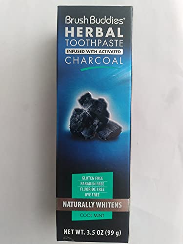 Brush Buddies Herbal Toothpaste Cool Mint 3.5 oz (99 g) BrushBuddies