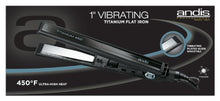 Load image into Gallery viewer, Andis 66045 Vibrating Curved Edge Titanium Flat Iron
