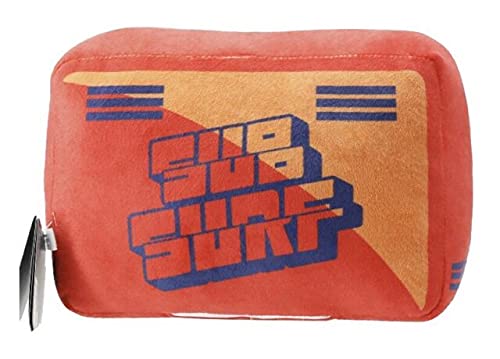 Back of the Subway Surfers boombox plush with blue Sub Surf lettering