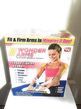 Load image into Gallery viewer, Ontel Wonder Arms Total Workout System Resistance Training Bands, White
