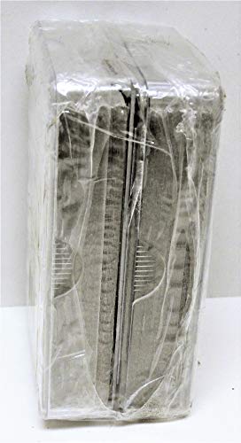 Side view of the shrink-wrapped clear plastic double deck card case