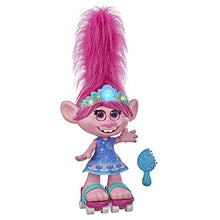 Load image into Gallery viewer, Trolls DreamWorks World Tour Dancing Hair Poppy Interactive Talking Singing Doll with Moving Hair, Toy for Girls and Boys 4 Years and Up
