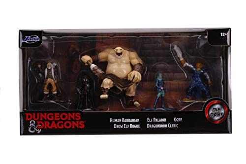 Dungeons and Dragons die-cast figure five-pack in a window box with a large ogre