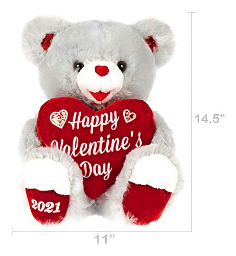 Way to Celebrate Valentine's Day 2021, Happy Valentine's Day, Teddy Bear 18"
