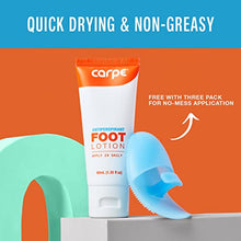 Load image into Gallery viewer, Carpe Antiperspirant Foot Lotion, A dermatologist-recommended solution to stop sweaty, smelly feet, Helps prevent blisters, Great for hyperhidrosis
