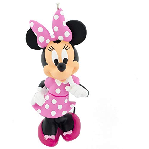 Hallmark Christmas Ornament, Disney Minnie Mouse in Pink White Polka Dot Dress