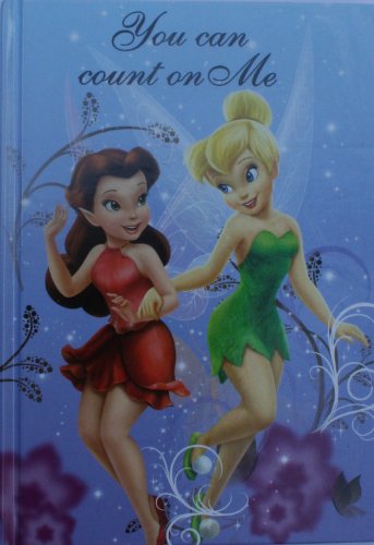 Blue Tinker Bell journal cover with Rosetta, You can count on Me