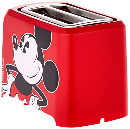 Disney DCM-21 Mickey Mouse 2 Slice Toaster, Red/Black, 1 – Realmdrop Shop