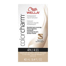 Load image into Gallery viewer, Wella Color Charm Permanent Liquid Hair Color for Gray Coverage 4N Medium Brown
