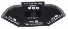 Load image into Gallery viewer, TriQuest 3-In-1 Composite Audio/Video Selector Switch Box, Black (5450)
