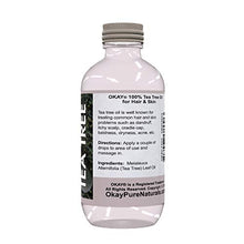 Load image into Gallery viewer, OKAY | 100% Pure Tea Tree Oil | For Hair and Skin | Nourishing | Enhancing | Free of Silicone &amp; Paraben | 1 oz
