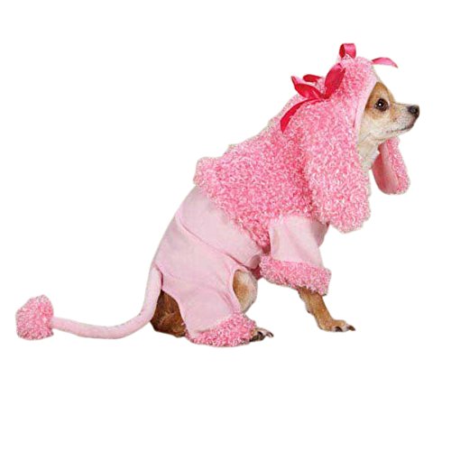 Zack & Zoey Poodle Costume for Dogs, X-Small, Pink