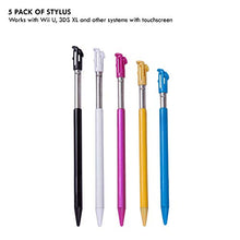 Load image into Gallery viewer, dreamGEAR Rainbow Stylus Pack: Compatible with Nintendo NEW 3DS XL, Includes 5 Retractable Stylus, Fits Directly In New 3DS XL, Easy to Grip, Increases Touchscreen Accuracy
