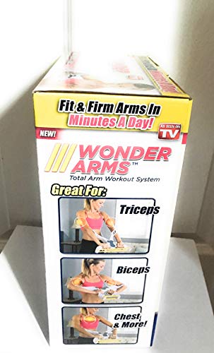 Ontel Wonder Arms Total Workout System Resistance Training Bands, White